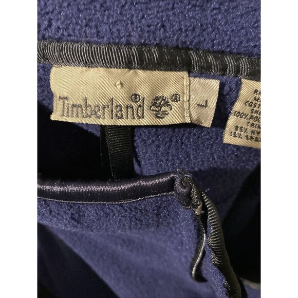 Timberland Blue Fleece Full-Zip  Vest Men’s Size Large - Picture 6 of 7